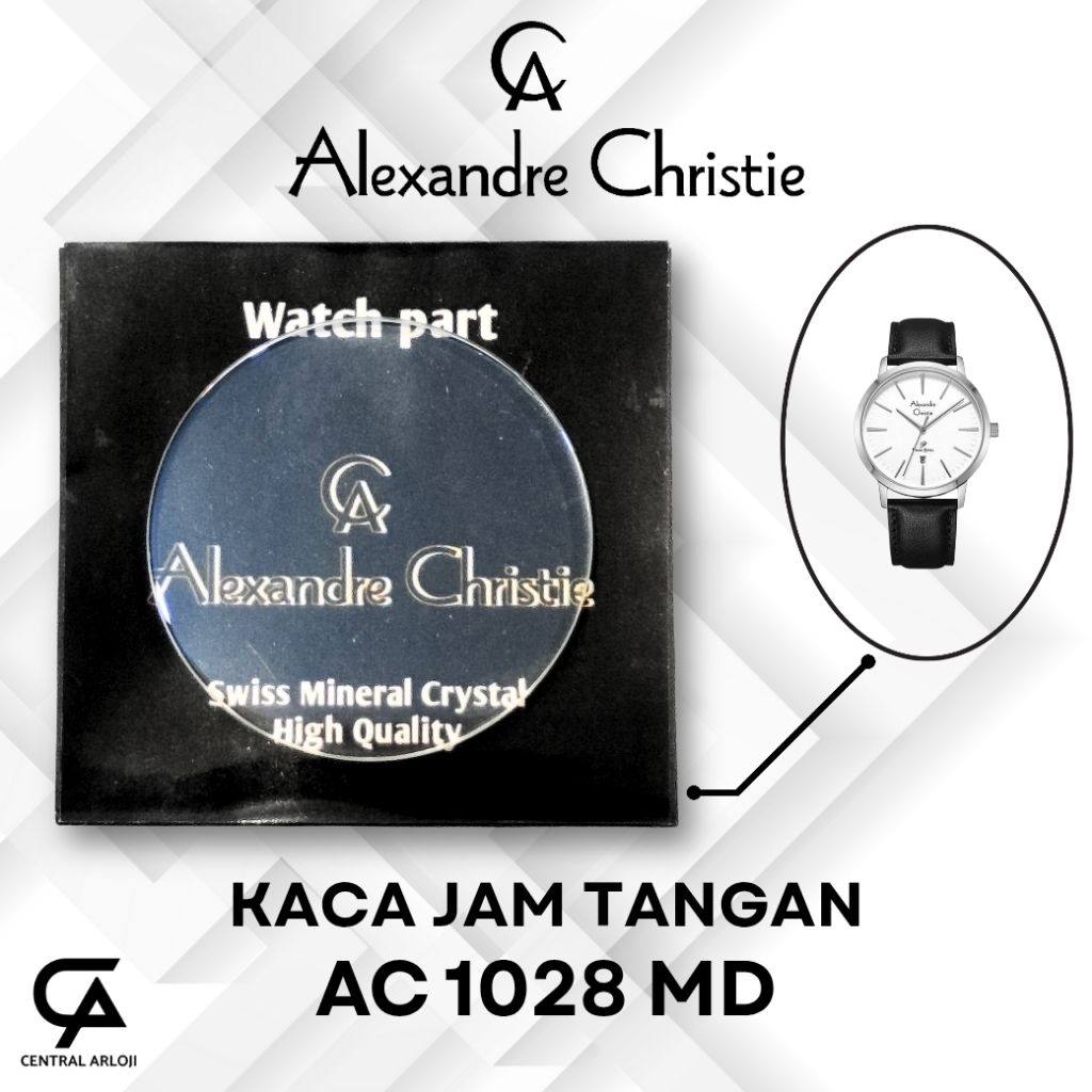 Kaca Jam Tangan Alexandre Christie AC 1028 MD