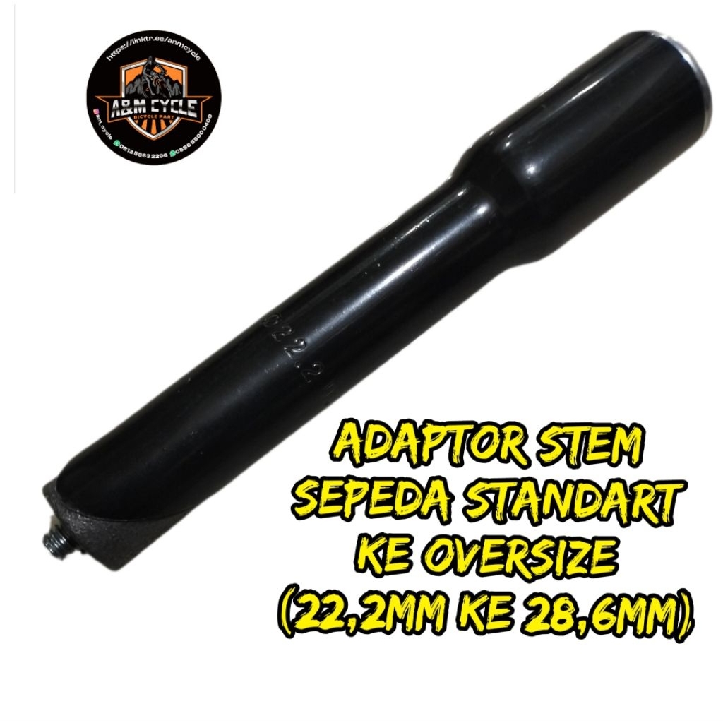 Adaptor stem sepeda Federal BMX Standart ke Oversize adaptor stem 22,2mm ke 28,6mm