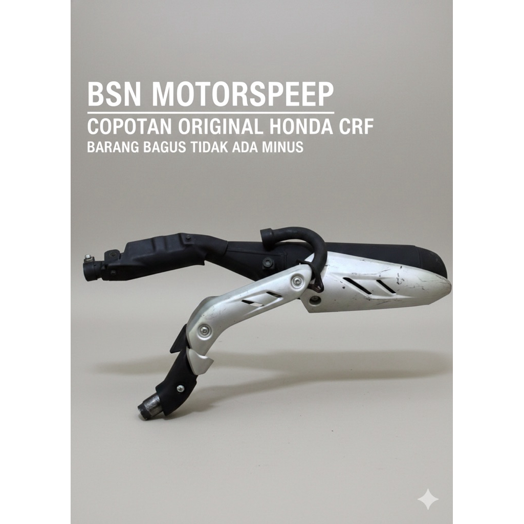 KNALPOT COPOTAN ORIGINAL HONDA  CRF 150 L KENALPOT CRF