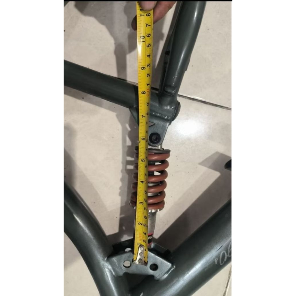 Frame MTB Fullsus hijau