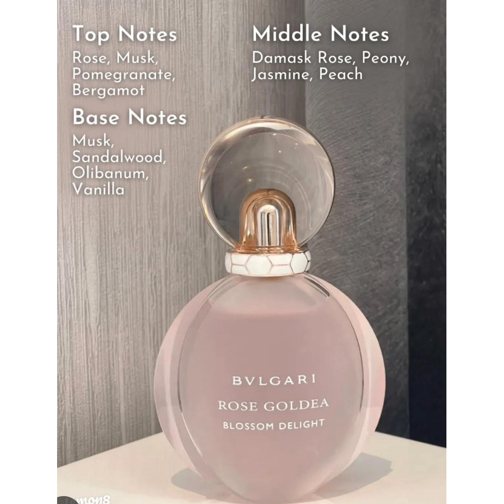 [PRELOVED] Perfume BVLGARI ROSE GOLDEA