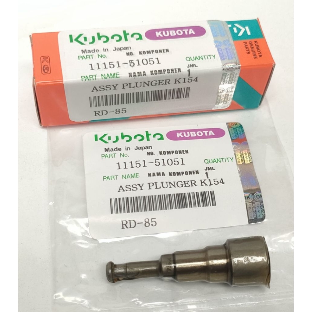 Plunger K154 Kubota RD85T RD85DI1S /2S Diesel Kubota
