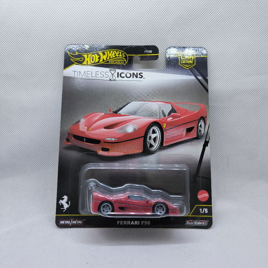 HOTWHEELS TIMELESS ICON FERRARI F50 PREMIUM