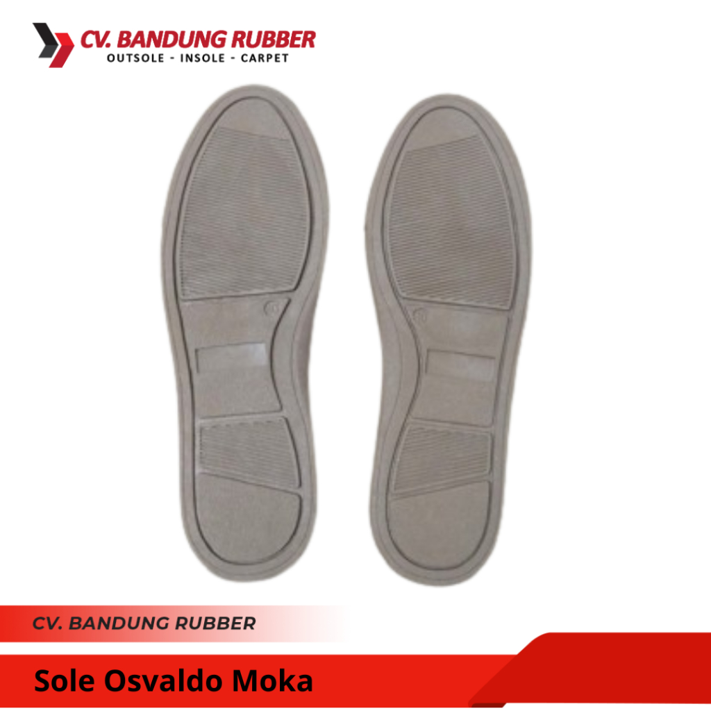 Outsole Osvaldo Moka Untuk Sepatu Casual Pria Sol Sepatu Sekolah Sol Sneakers Walk Shoes dari Pabrik
