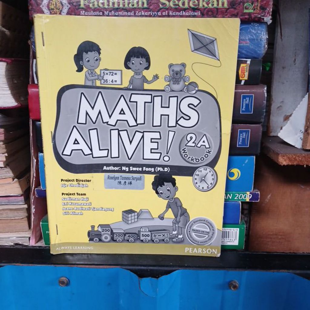 BUKU BEKAS ORIGINAL MATHS ALIVE WORKBOOK 2A