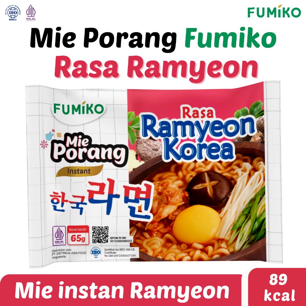FUMIKO MIE PORANG RAMYEON - Mie Porang Rasa RAMYEON Korea