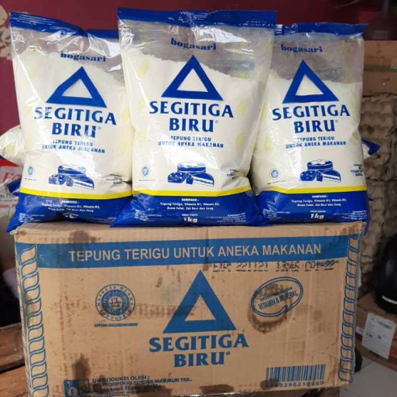 Segitiga Biru Tepung Terigu 1kg Karton