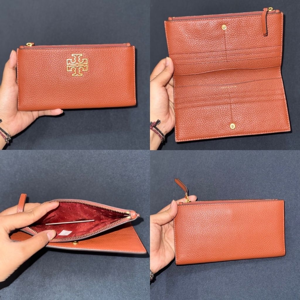 Dompet TB Britten Slim Envelope wallet sumac sz 19x11cm