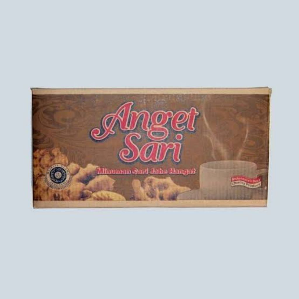 Anget Sari Susu Jahe Minuman Serbuk Instan Rasa Susu & Jahe 1 Dus ( 25x10x25gram )
