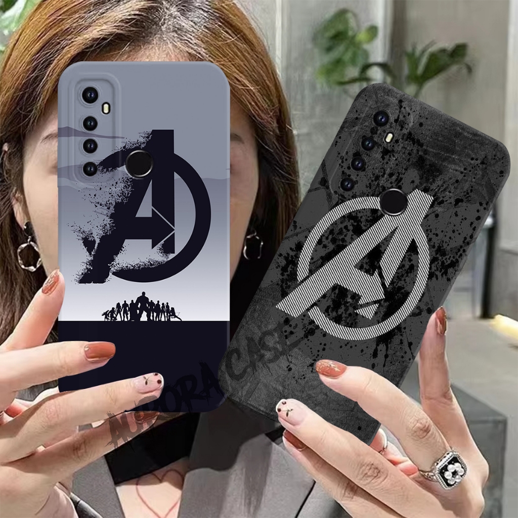 Silikon Realme 5 Pro 5s 5i C3 6 6i 6pro - K015 - Motif Avangers Case Lentur Protect Body Hp Kamera