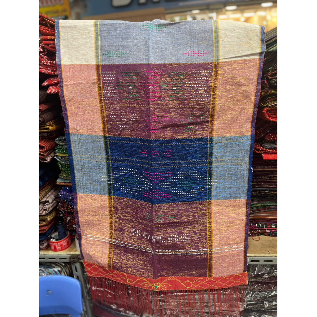 Sadum pelangi simata 2baris kualitas bagus warna terbaru Ulos boru Ulos bere perempuan Ulos Holong U