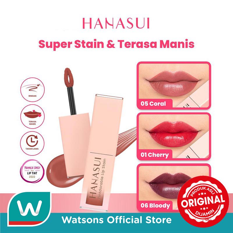 Hanasui Tintdorable Lip Stain Coral #5