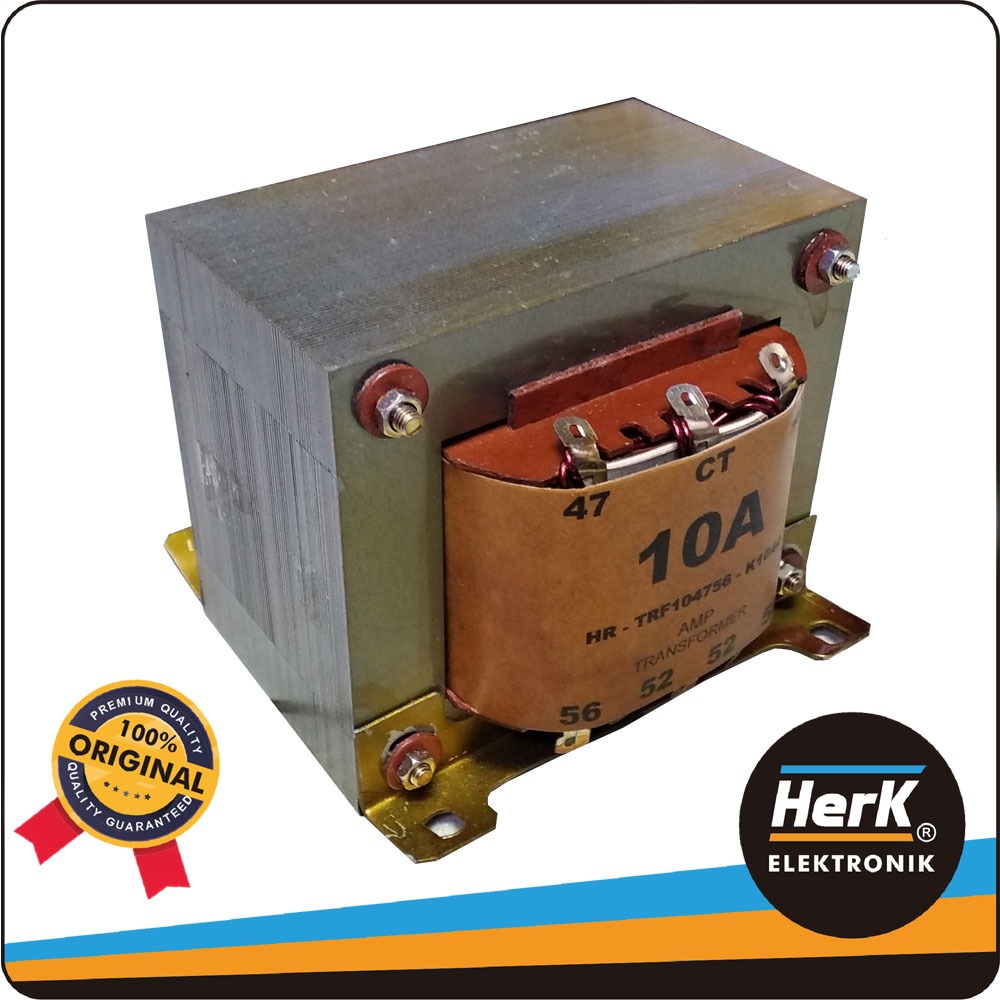 Trafo BGR 10A CT 56V – 100% Travo Kotak Tembaga Murni | Untuk Power 600–1000 Watt