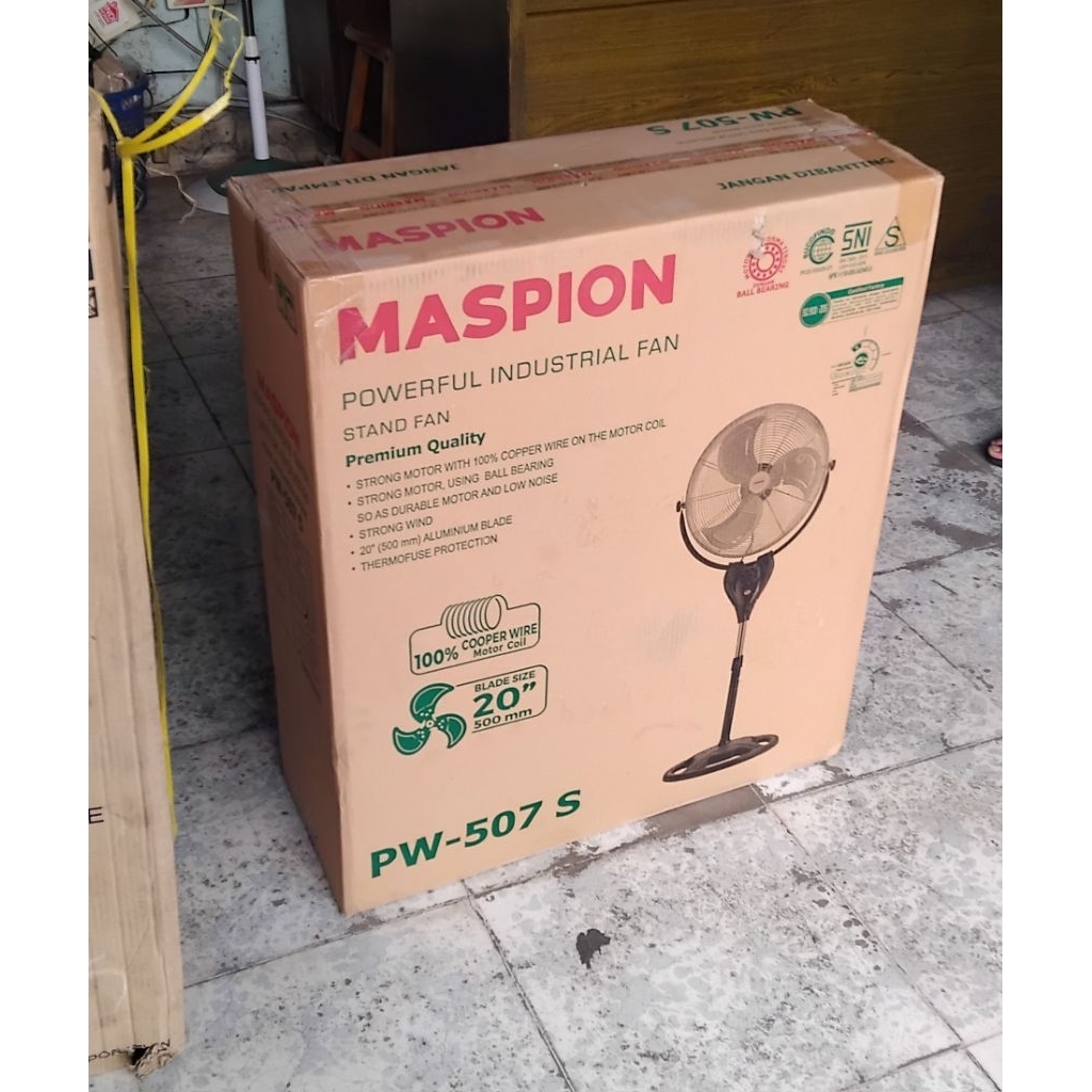 MASPION POWER FAN PW 507 S STAND FAN MASPION BESI PW507S