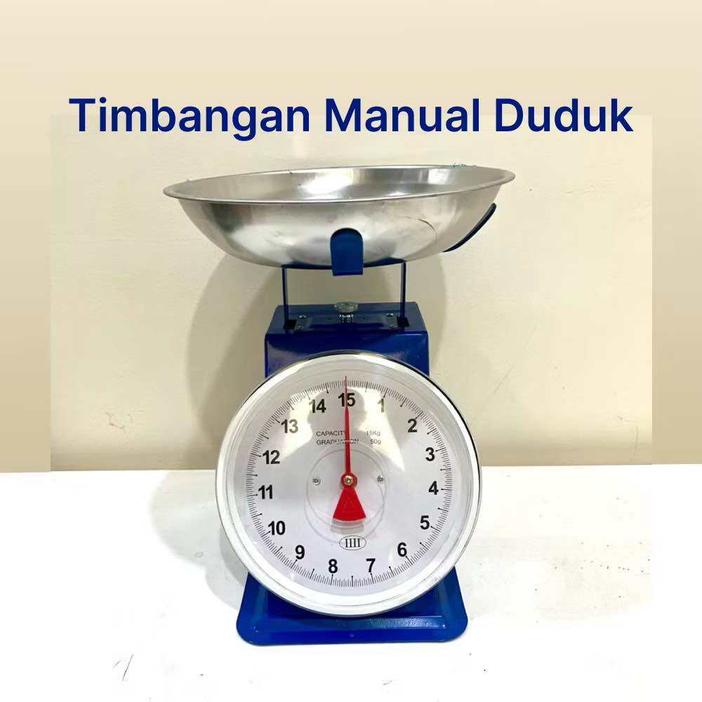 Timbangan Duduk/Timbangan Manual/Timbangan Buah 15 Kg
