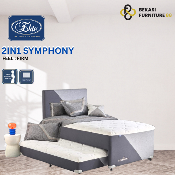 New - Mattress 2in1 Full Set Kasur Elite Springbed Symphony