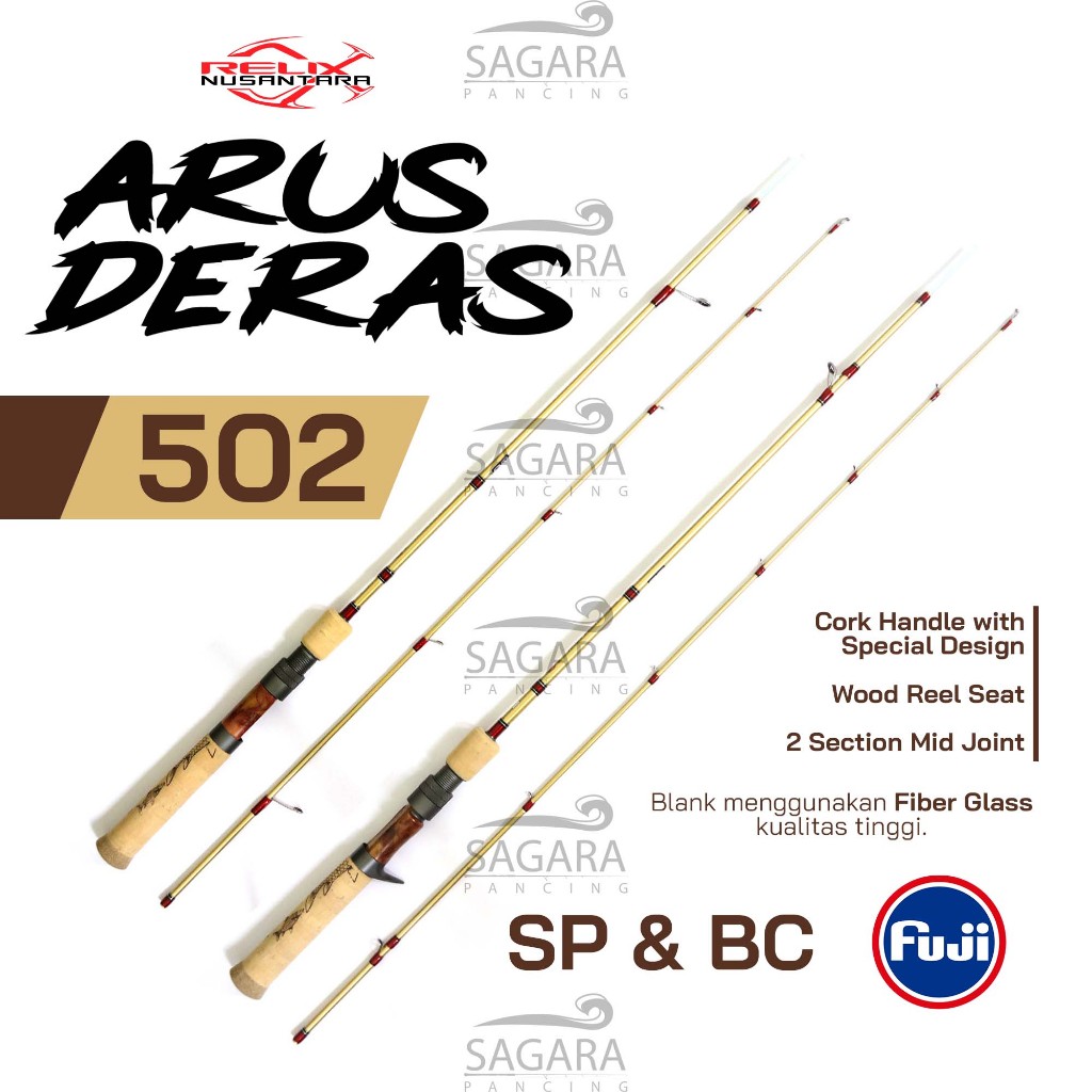 Joran Arus Deras Relix Nusantara | Joran Casting | Joran Stream Fishing | Joran Relix Nusantara