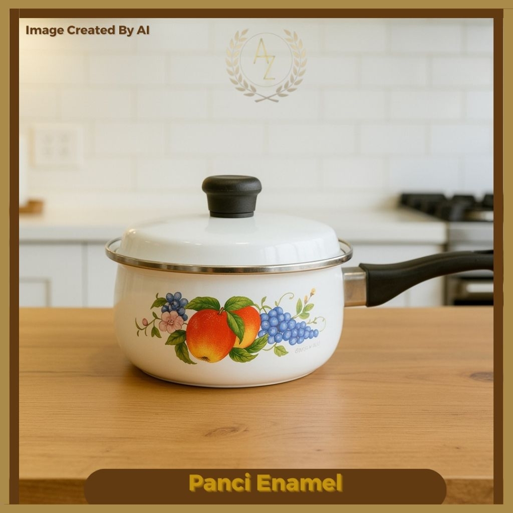 Panci sayur besar - 1pcs +Tutup dengan 1 ganggang panjang/ panci besar sayur/panci murah berkualitas