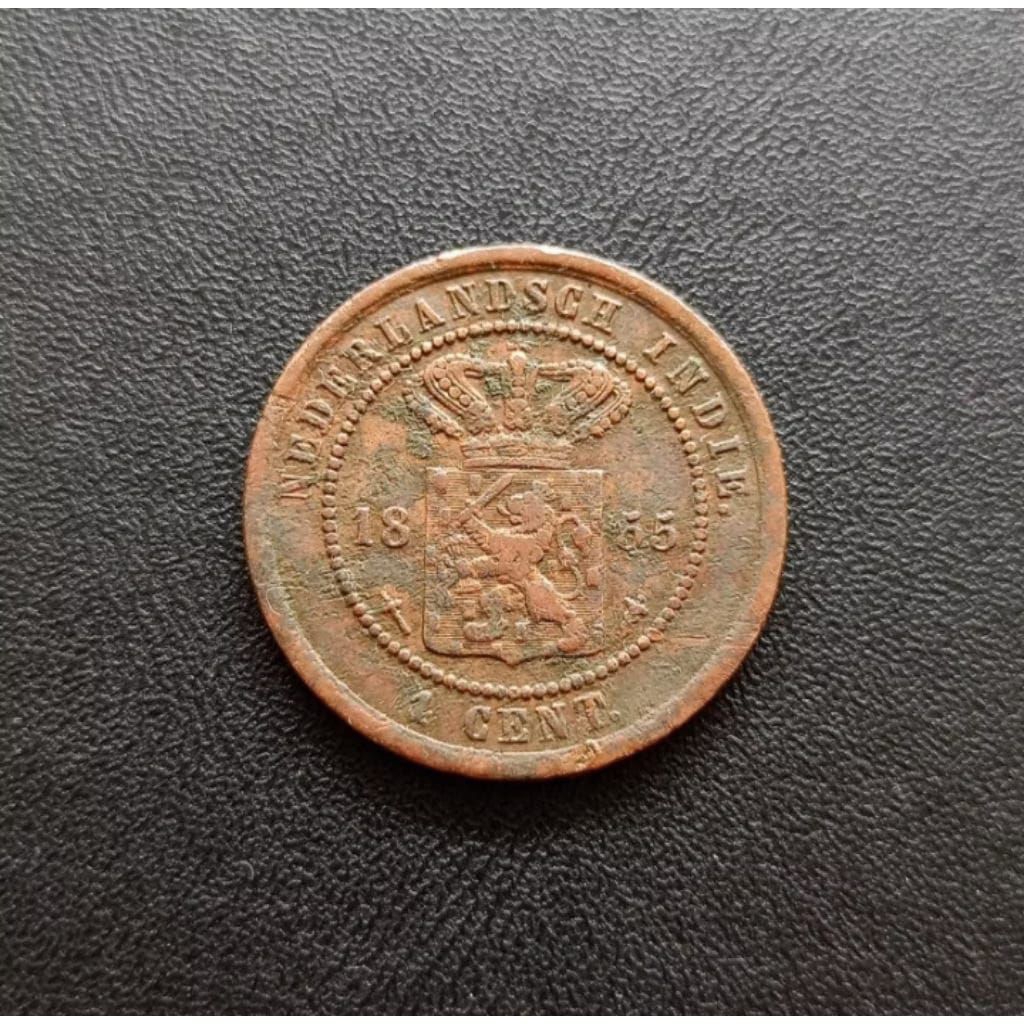 TP175yz Koin Cooper 1 Cent 1855 Keydate Ned Indie Koleksi Coin Asing Kuno Antik Jadul Langka Mancane