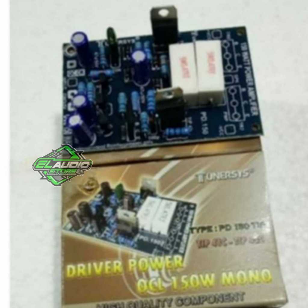 Kit Driver Power Amplifier OCL 150W mono Merk Tunersys