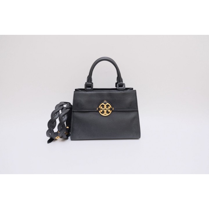 VGC Tory Burch Miller Top Handle BLACK Authentic Bag Ready Then Sold