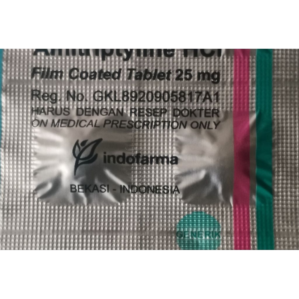 Amitripilin 25mg suplemen kesehatan