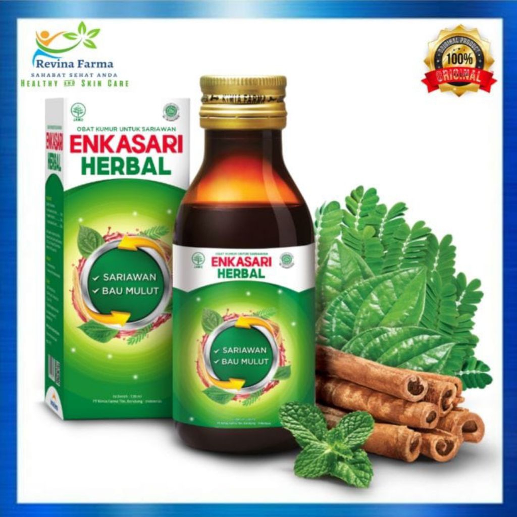 Enkasari Herbal Obat Kumur Untuk Sariawan