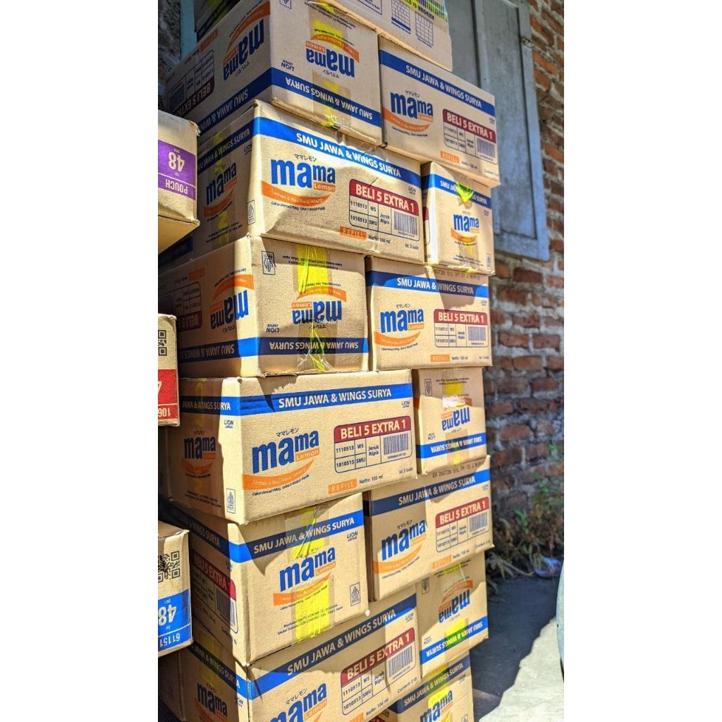 1 Dus - 24pcs Mama Lemon 2000 Mama 2000 Sabun Cuci Piring