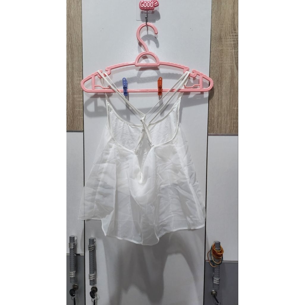 Baju Atasan Wanita model Renda warna putih dan pink