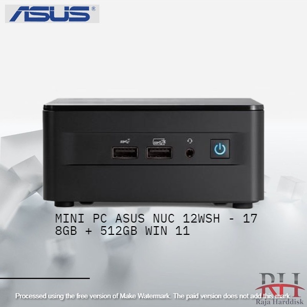 MINI PC INTEL ASUS NUC i7 GEN 12 FULLSET  8GB + 512GB WIN 11 |INTEL NUC12WSHI7