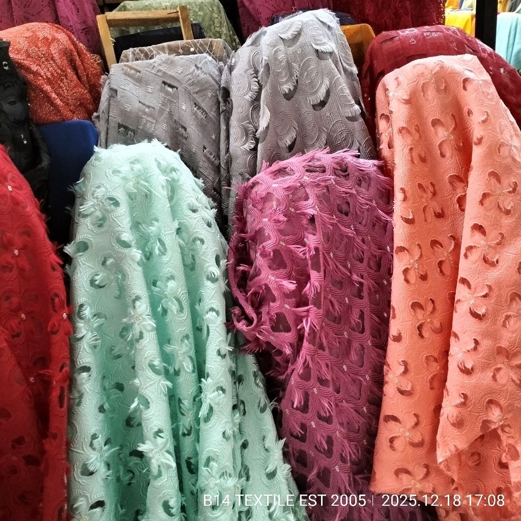 HARGA/0,5 M | SIFON BULU - KAIN RUMBAI - KAIN RAWIS - BAHAN BULU - KAIN BULU - BAHAN RUMBAI