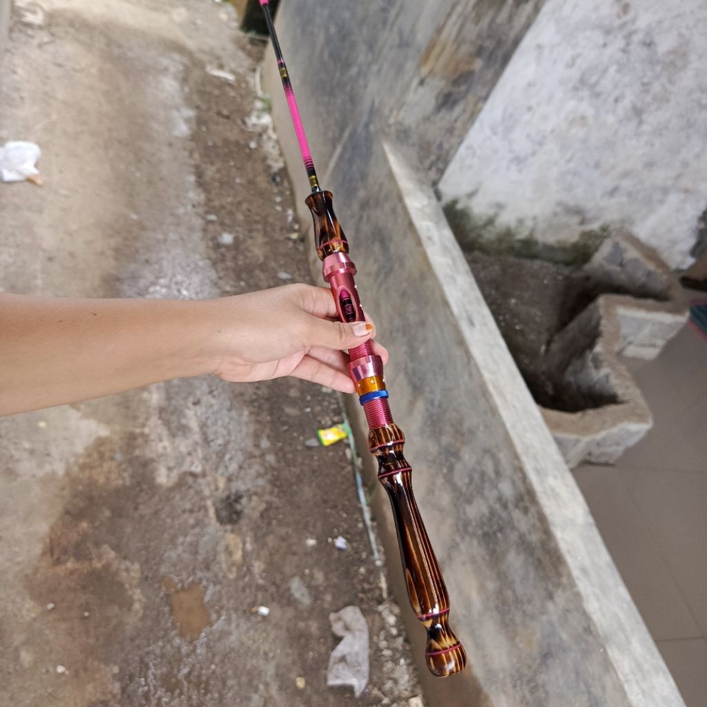 JORAN UDANG GALAH LENTUR REELSET TITANIUM PINK