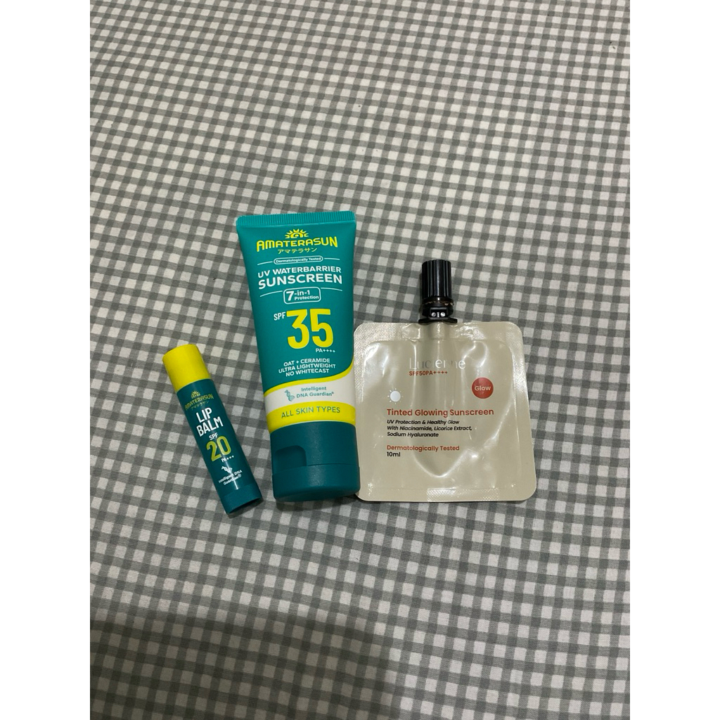 [PRELOVED] lip spf amaterasun free tinted sunscreen lucienne