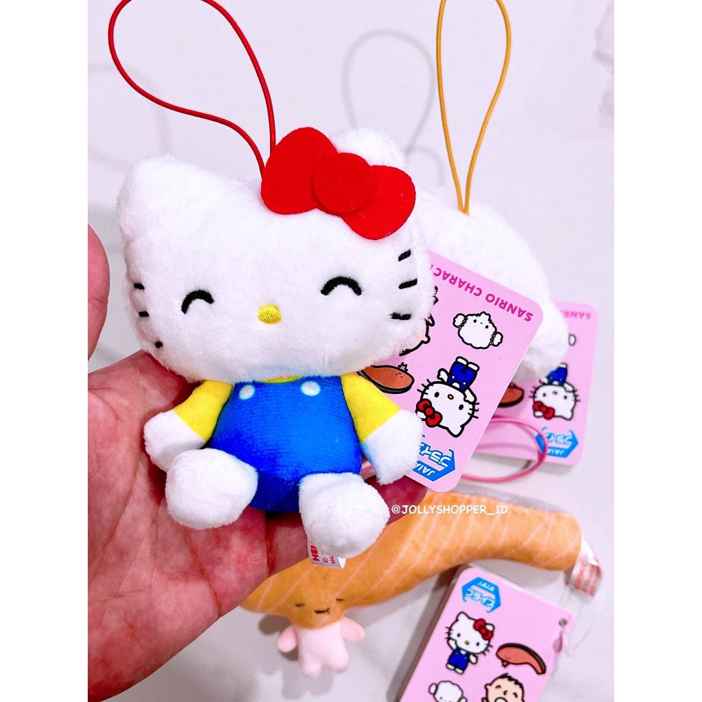 [READY STOCK] Sanrio JAPAN x Eikoh Hello Kitty Cogimyun Kirimchan Smiley Emoji Mascot Plush Boneka