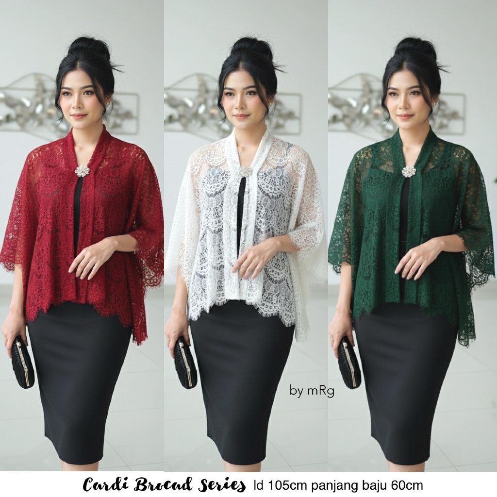 Kebaya Brokat Wanita Brokat Cardi Wanita Batik Wanita
