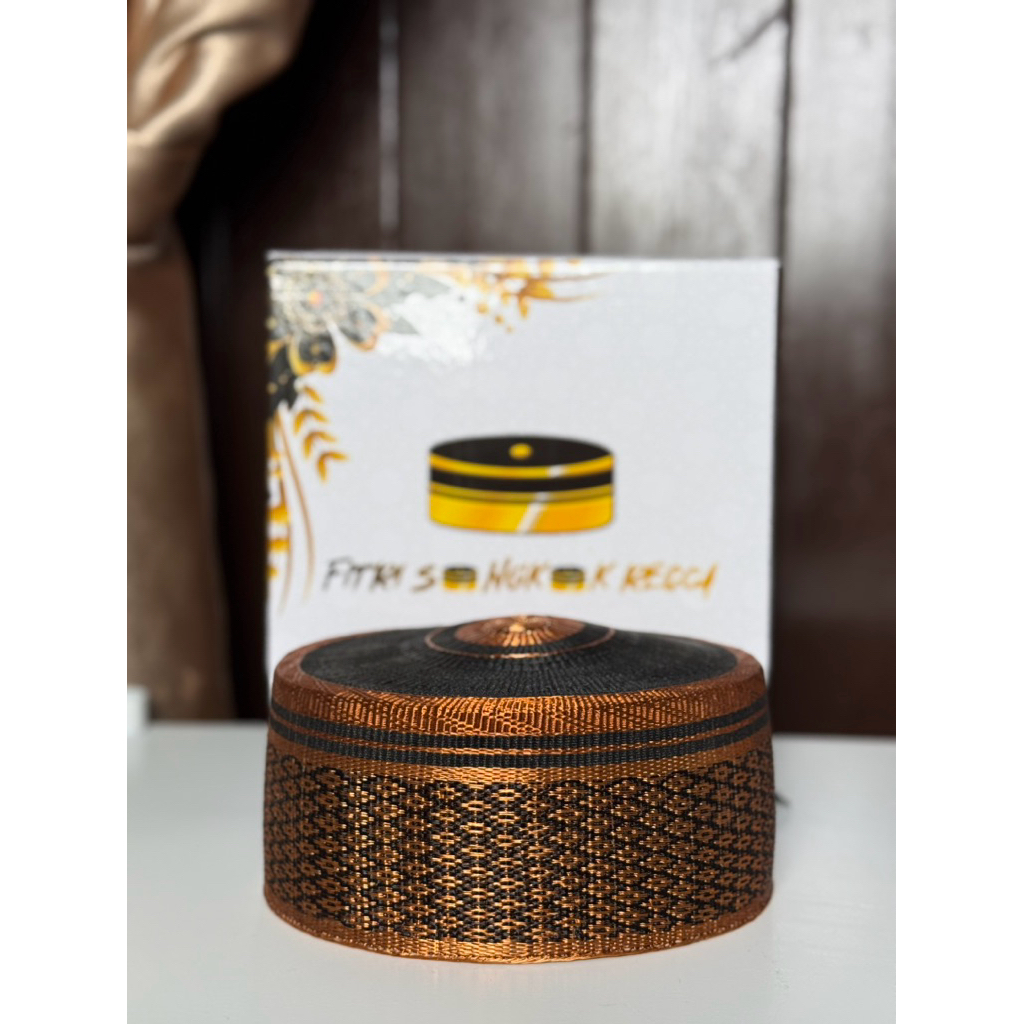 SONGKOK RECCA TEMBAGA MOTIF BATIK