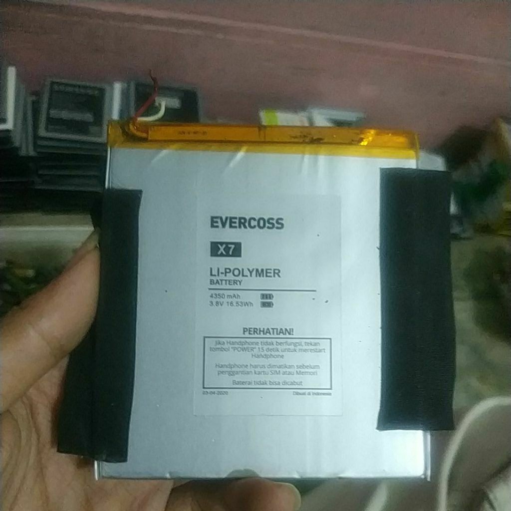 BATERAI BEKAS EVERCOSS X7 TAB