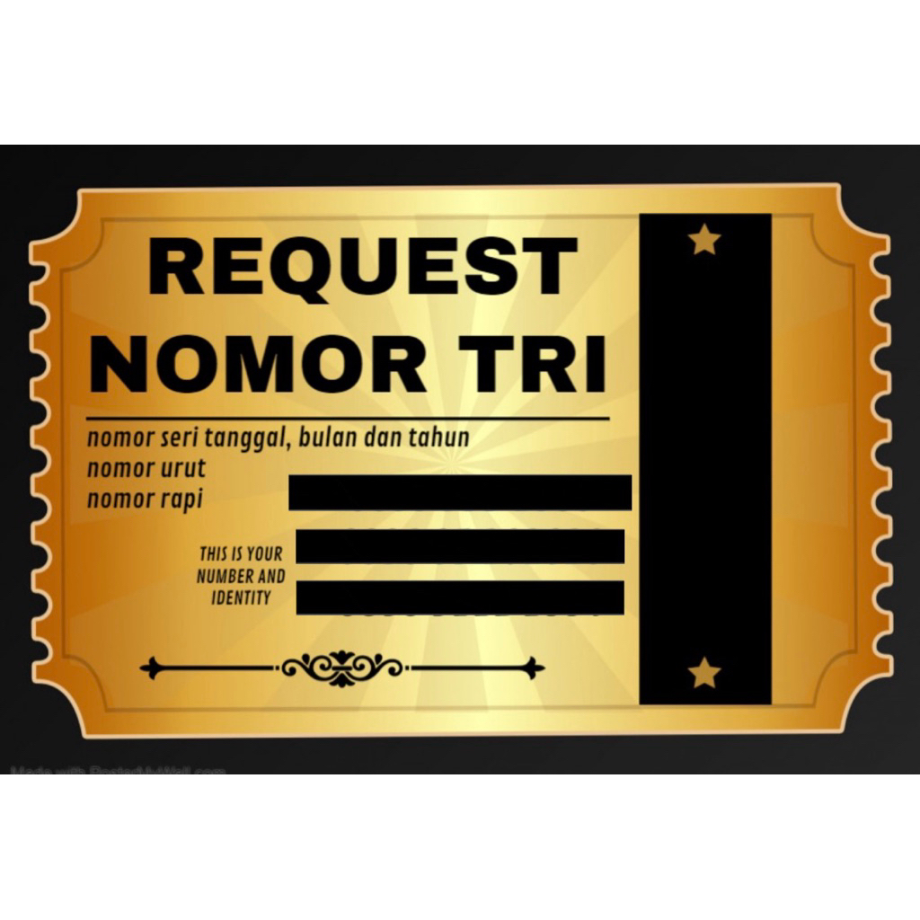 NOMOR CANTIK TRI (Request sesuai kemauan)