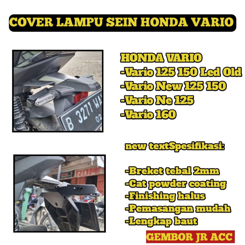 Cover Pelindung Lampu Sein Vario 125 150 Led Old - Vario New 125 150 - Vario 160 - Pelindung Lampu S
