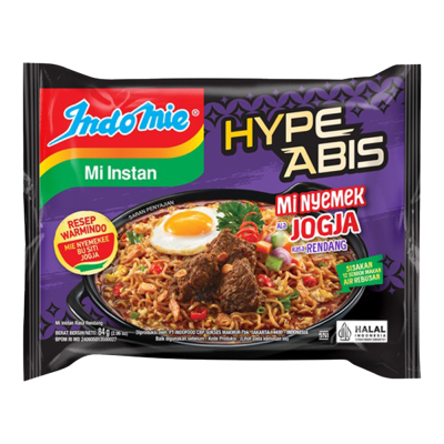 Mie Instan Indomie Hype Abis Mi Nyemek Jogja, Bangladesh, Ayam Geprek, Seblak Hot Jeletot 85g - Prak