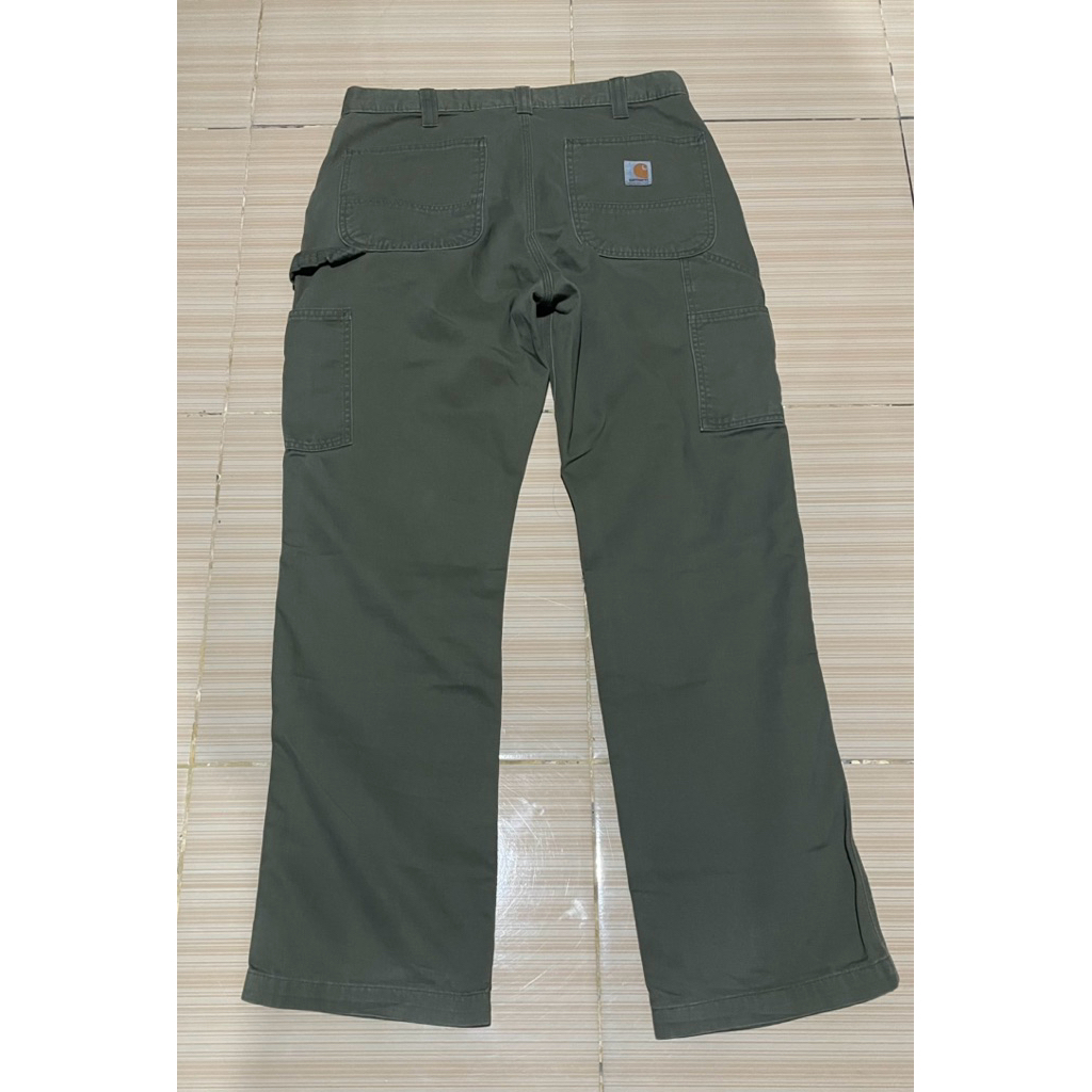 celana carhartt carpenter green
