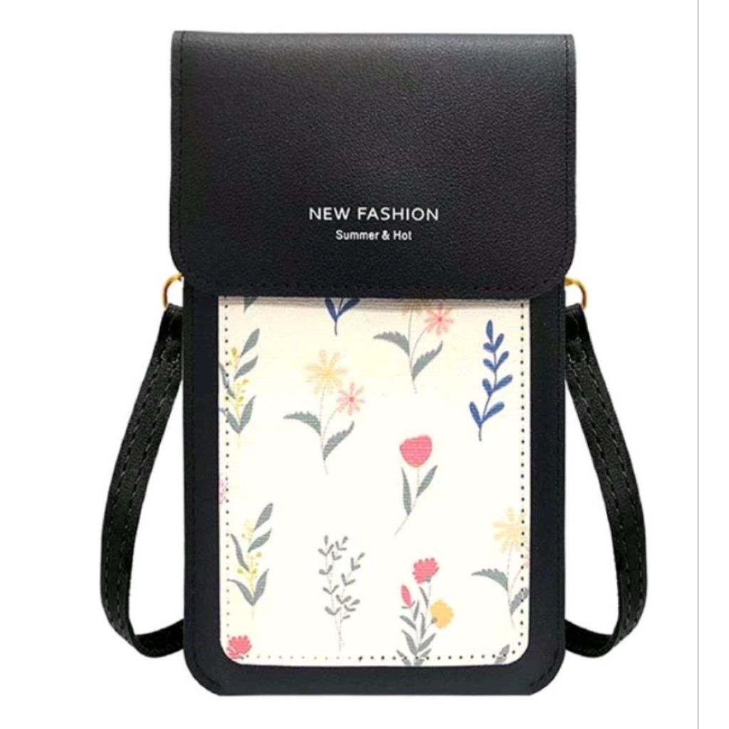 Tas Hp Dompet Selempang Mini Wanita Touchscreen Terbaru