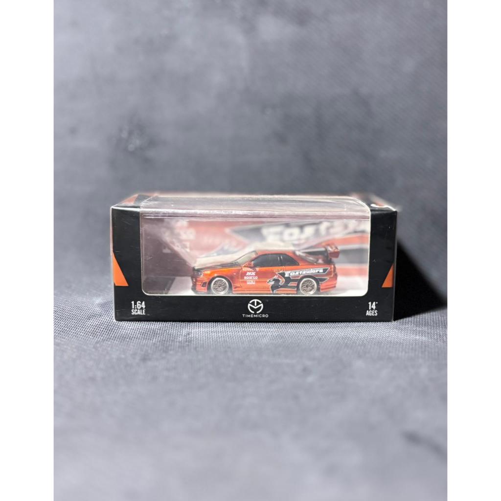 TIME MICRO NISSAN GTR R34 EAST SIDERS UNSEALED GOOD CONDITION