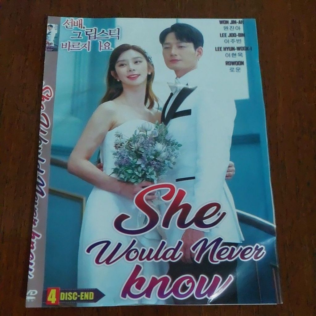 DVD DRAMA KOREA " SHE WOULD NEVER KNOW " 4DISC END