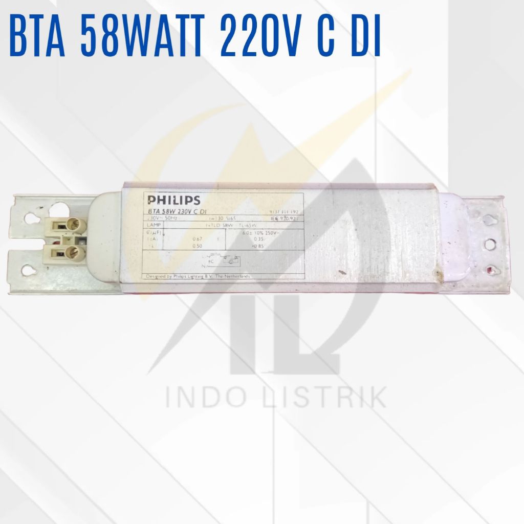 Ballast Philips BTA 58w 220v C DI / Trafo Philips BTA 58w 220v C DI