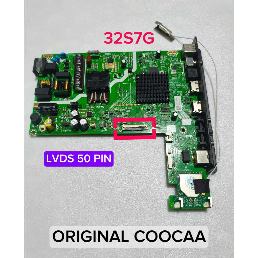 MB Mainboard Motherboard Mobo Modul mb Mesin tv CooCaa 32S7G 32s7g (50 PIN)