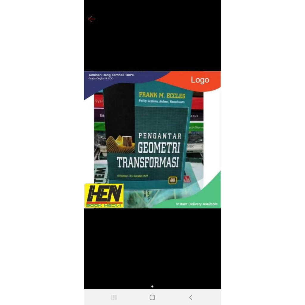 penhantar geometri transformasi