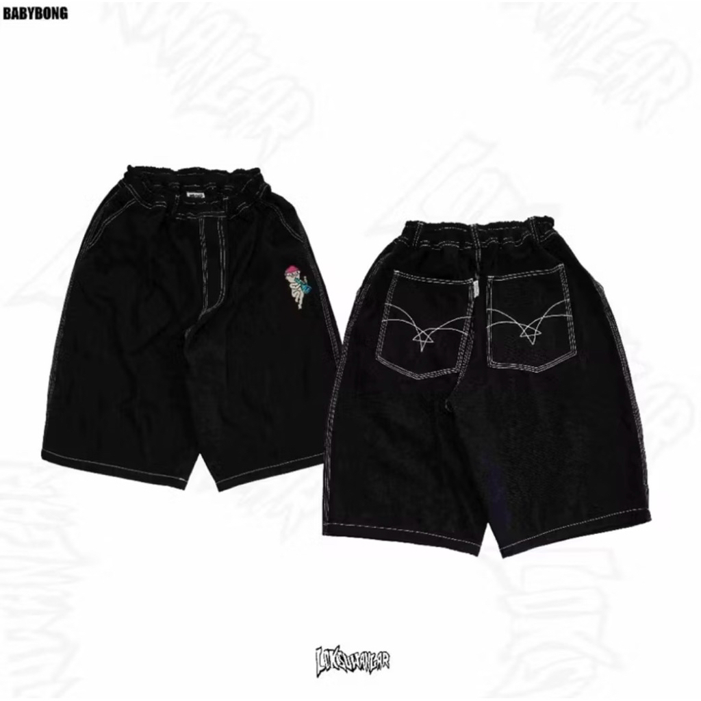 baggy sort pants babybang & babybong