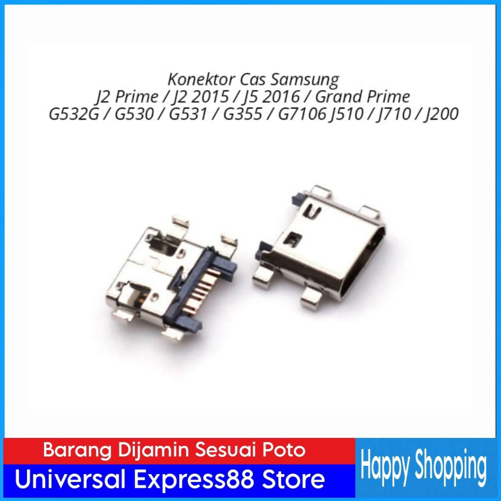 Konektor Cas Samsung J2 Prime / Grand Prime / J2 2015 / J5 2016 / J7 2016