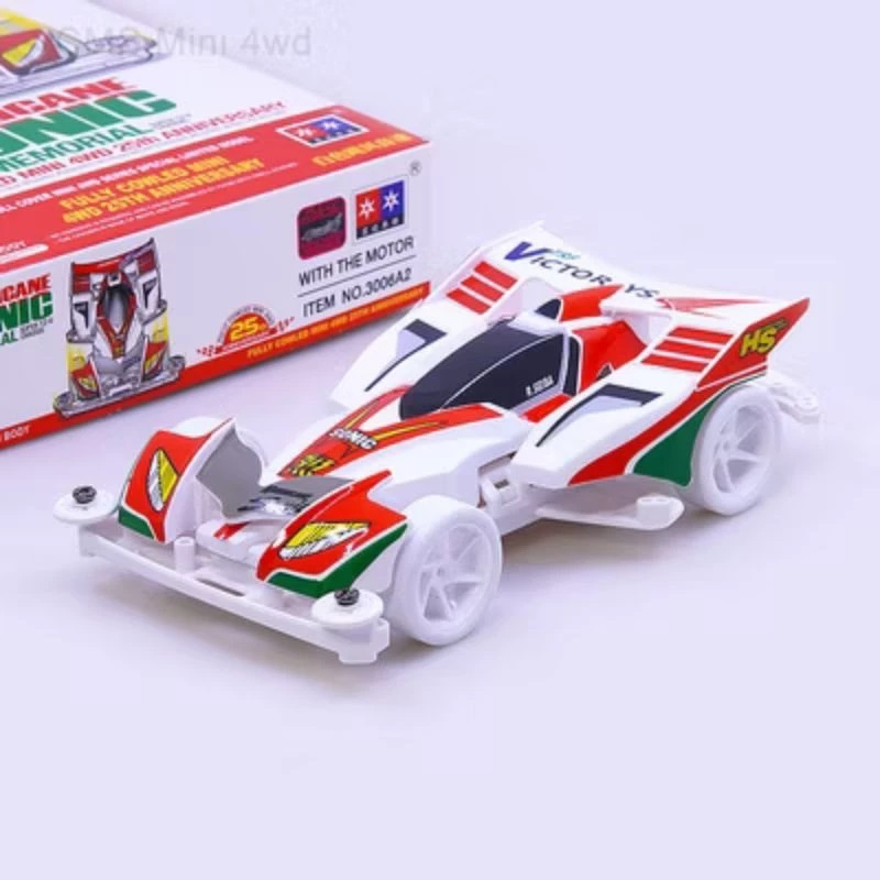 Mini 4wd Rep. Tamiya Hurricane Sonic White Special Super TZ Merk DAXING